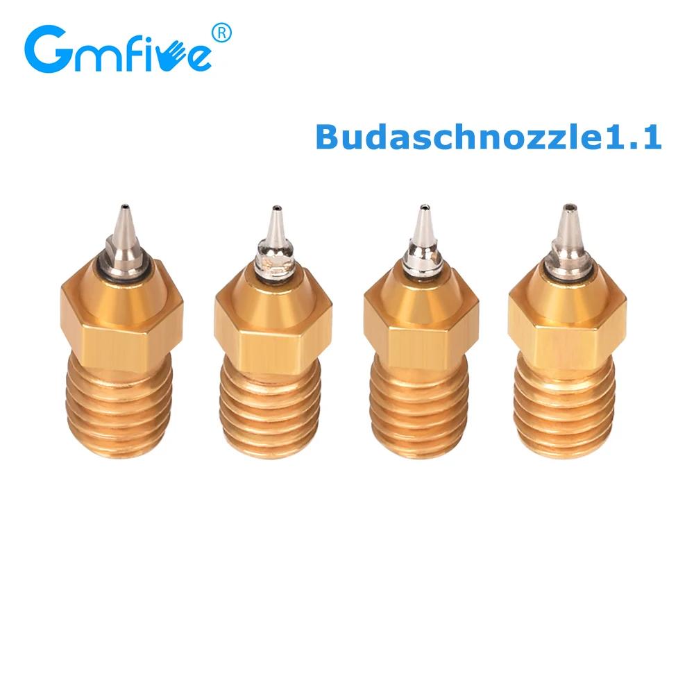 GmFive V6 Budaschnozzle1.1 латунная насадка Аэрограф 0 2/0 3/0 4/0 5 мм M6 1 75 для Ender 3 CR 10 Hotend 3D