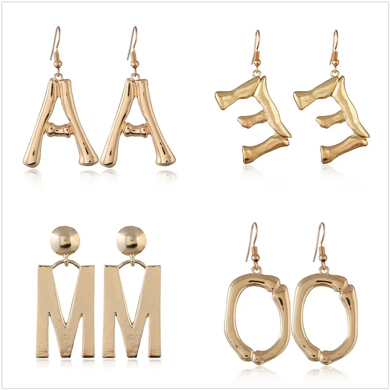 Женские Висячие серьги ZA эффектные висячие золотого и серебряного цвета с