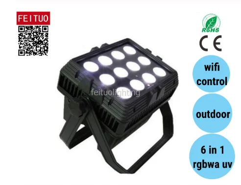 6/lot battery led wall washer light 12x18w rgbwa uv 6 in 1 wifi or remote control waterproof IP 65 par uplight | Лампы и освещение