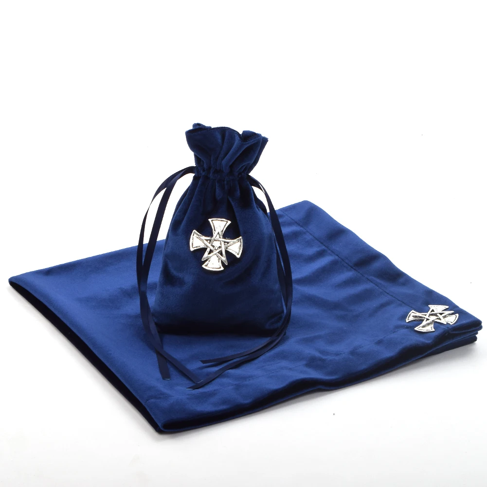 Алтарная скатерть для Хэллоуина Вельветовая с крестом клуба вечеринки церемонии