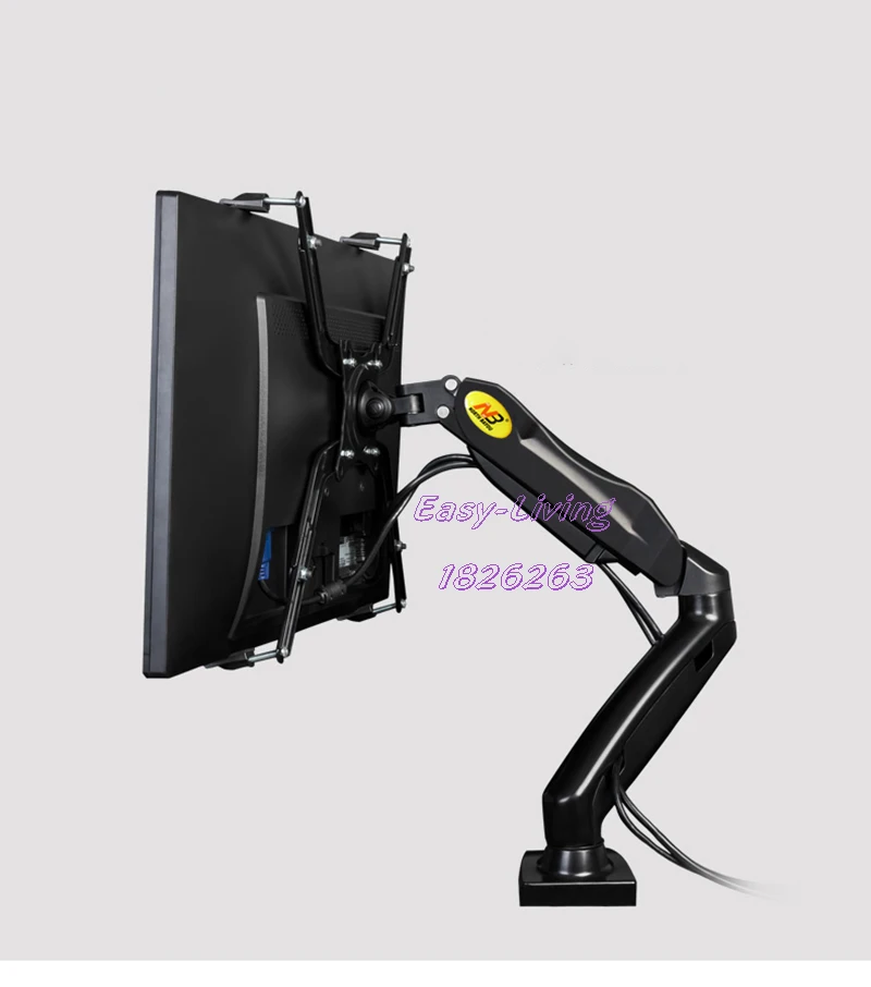 NB F80+ FP-1 удлинитель для без отверстия VESA 17-2" светодиодный держатель для монитора, газовая пружина, полная распорка газа, Flexi Mount Load2-6.5kgs