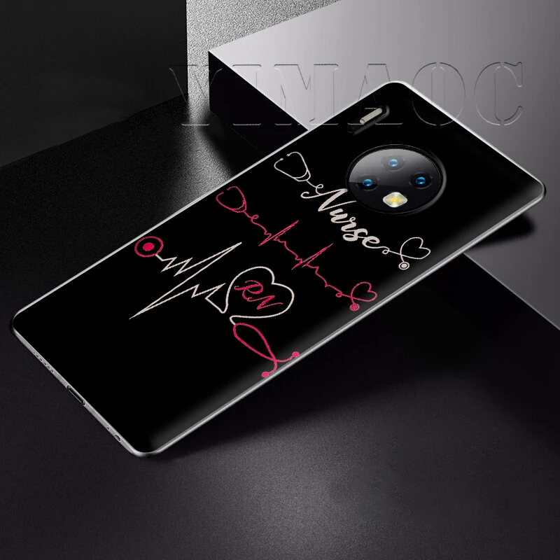 YIMAOC медсестра медицинская медицина сердце телефонный чехол для Huawei P8 P9 P10 P20 P30 Lite