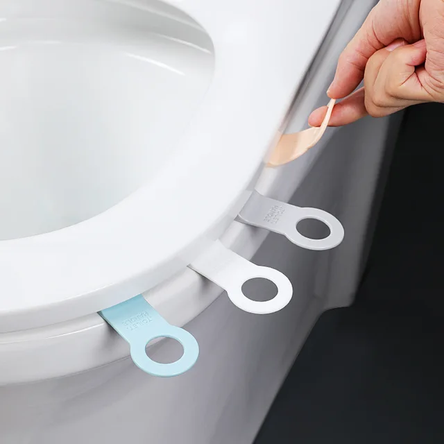 1Pc Bath Seat Toilet Seat Lifters Convenient Toilet Lid Device Mention Toilet Potty Ring Handle Home Bathroom Accessories