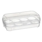 Прозрачный 8 сеток для путешествий Красота пуховка для пудры ящик для хранения косметики яичная сушилка чехол