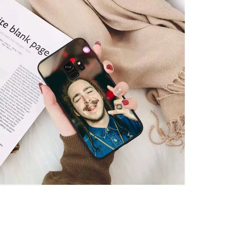 

FHNBLJ Post Malone Phone Case For Samsung Galaxy S20 S10 Plus S10E S5 S6 S7edge S8 S9 S9Plus S10lite 2020
