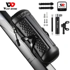 Портативный набор инструментов для ремонта велосипеда WEST BIKING, сумка для хранения, велосипедный насос с рычагом для шин