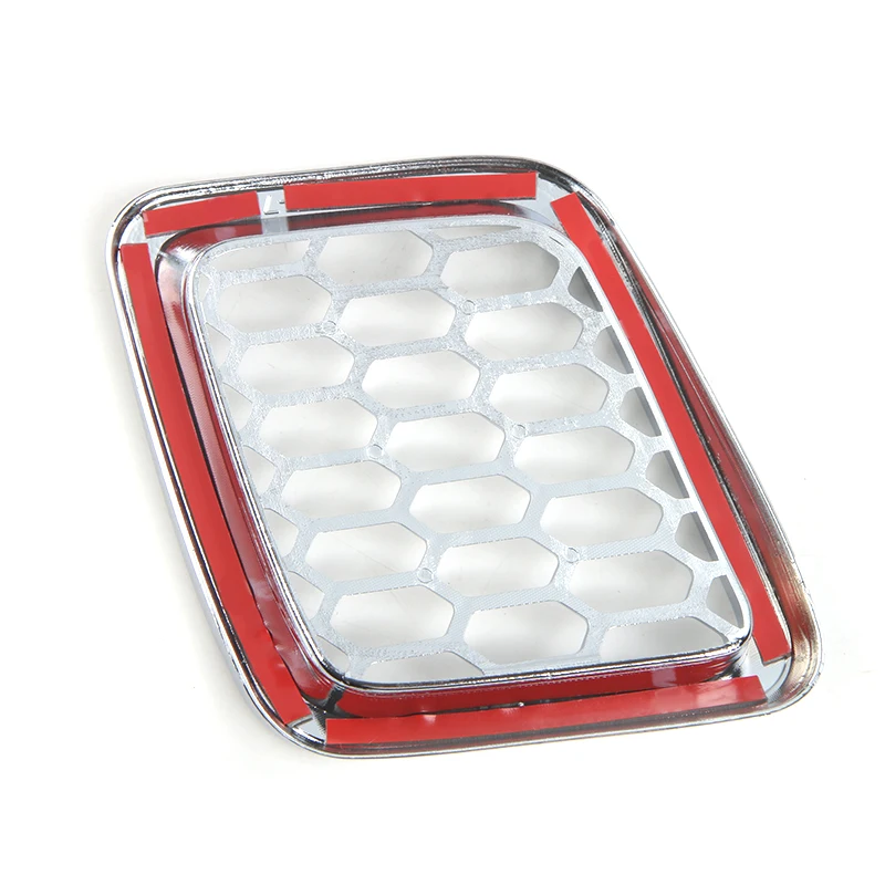 

Newest 7pcs ABS Front Grilles Mesh Cover Trim Frame Decoration Ring For Jeep Compass 2017
