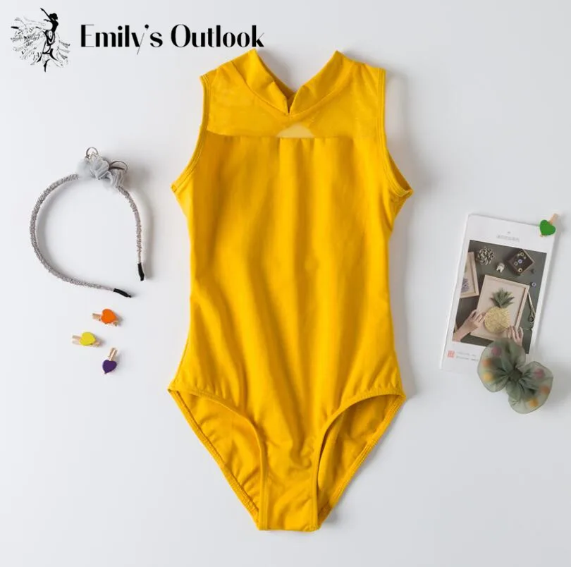 Кружевной купальник для девочек с высоким воротником и логотипом на заказ