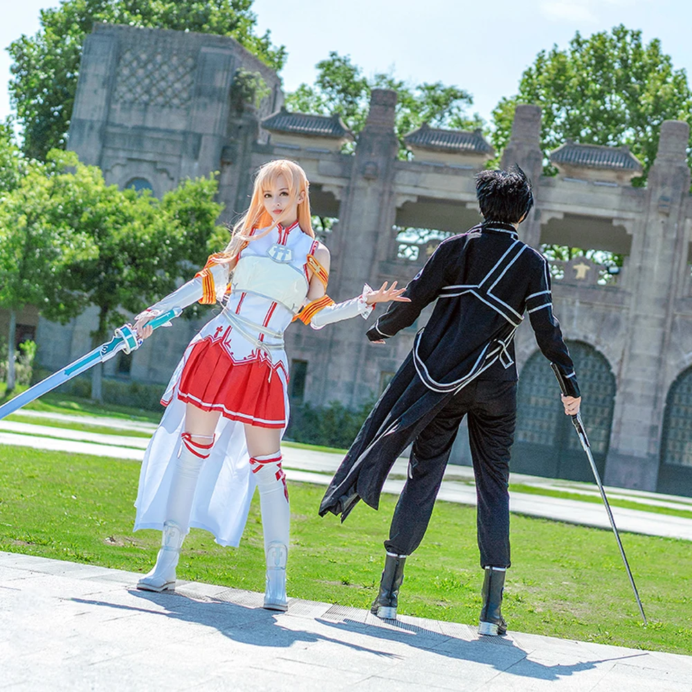 Костюмы для косплея VEVEFHUANG из аниме киригая Наруто искусство меча онлайн парики