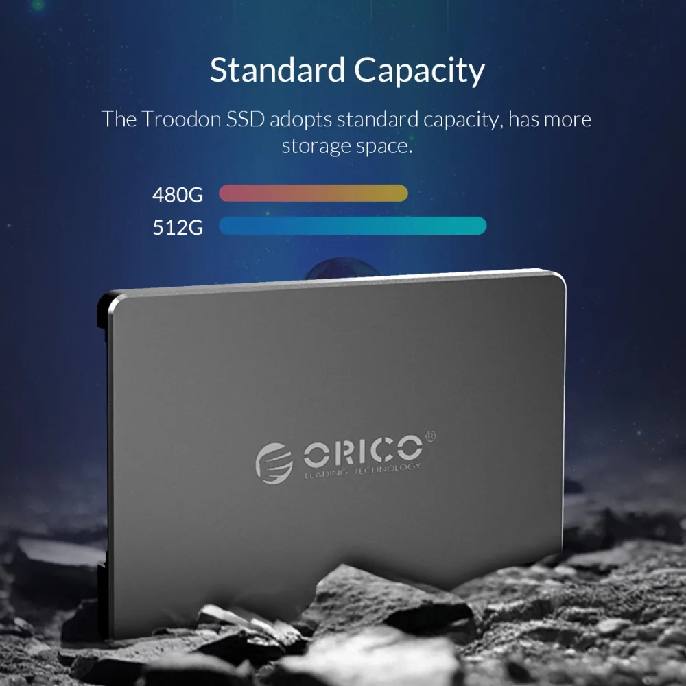 ORICO твердотельный жесткий диск 128 ГБ 256 512 1 ТБ SSD 2,5 дюймов SATA SSD 1 ТБ Внутренний твердотельный диск для настольного компьютера ноутбука
