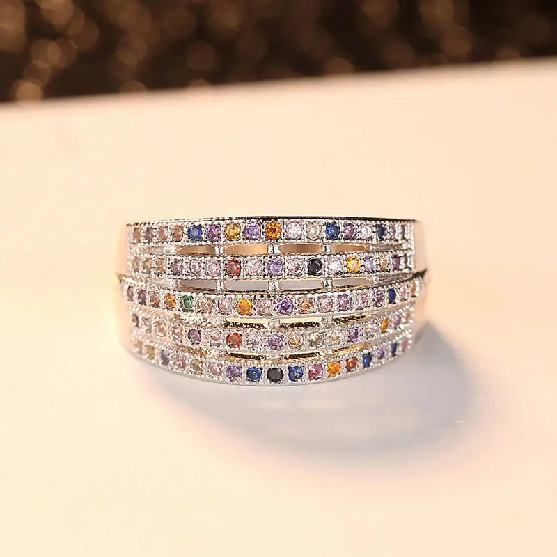 Женские кольца очаровательные индивидуальные вечерние свадебные ювелирные