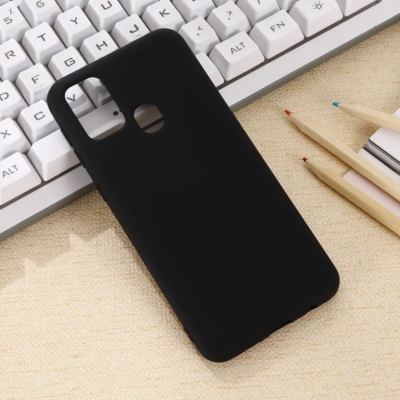 

Case For Samsung M51 Soft Liquid Silicone Protective Back Cover For Samsung Galaxy M51 SM-M515F M515 6.7 inch Solid Color Cases