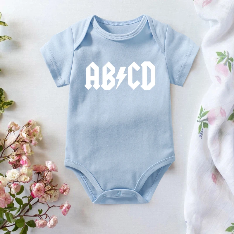 

Детский комбинезон-комбинезон для новорожденных, с забавными буквами