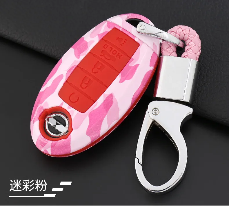 Key case For Nissan Patrol Y62 key case smart 5 key Patrol Y62 key set key ring shell