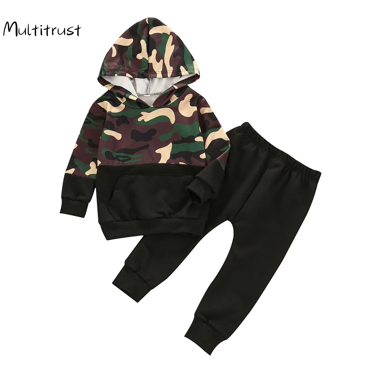 

2020 Newborn Kids Camouflage Set Baby Boys Long Sleeve Clothes T-shirt Tops+Long Pants Autumn Spring Outfit Set