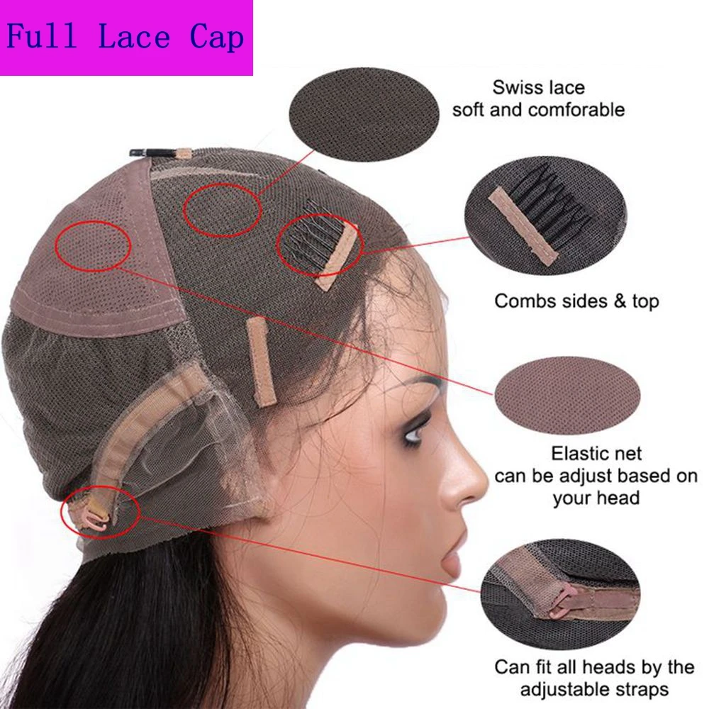 

Brazilian Dark Brown Lace Front Human Hair Wigs with Baby Hair 180Density Short Bob Silky Straight Full Lace Wigs for Women Remy