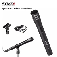 synco mic e10 professional vocal microphone cardioid condenser mic xlrm connecto for audio devices mixer recorder camcorder