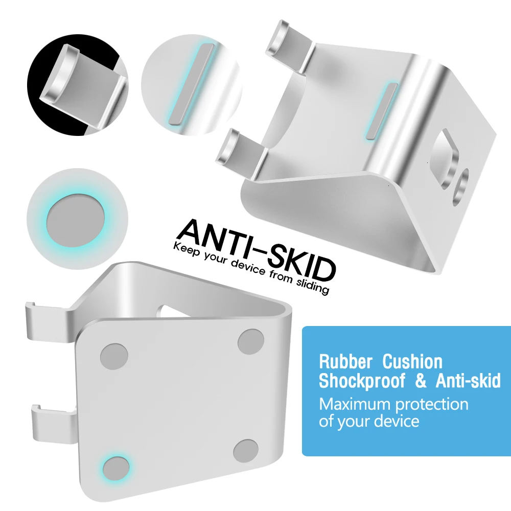 universal aluminium stand desk holder for apple samsung xiaomi mobile phone holder for iphone metal tablets stand for ipad 2020 free global shipping