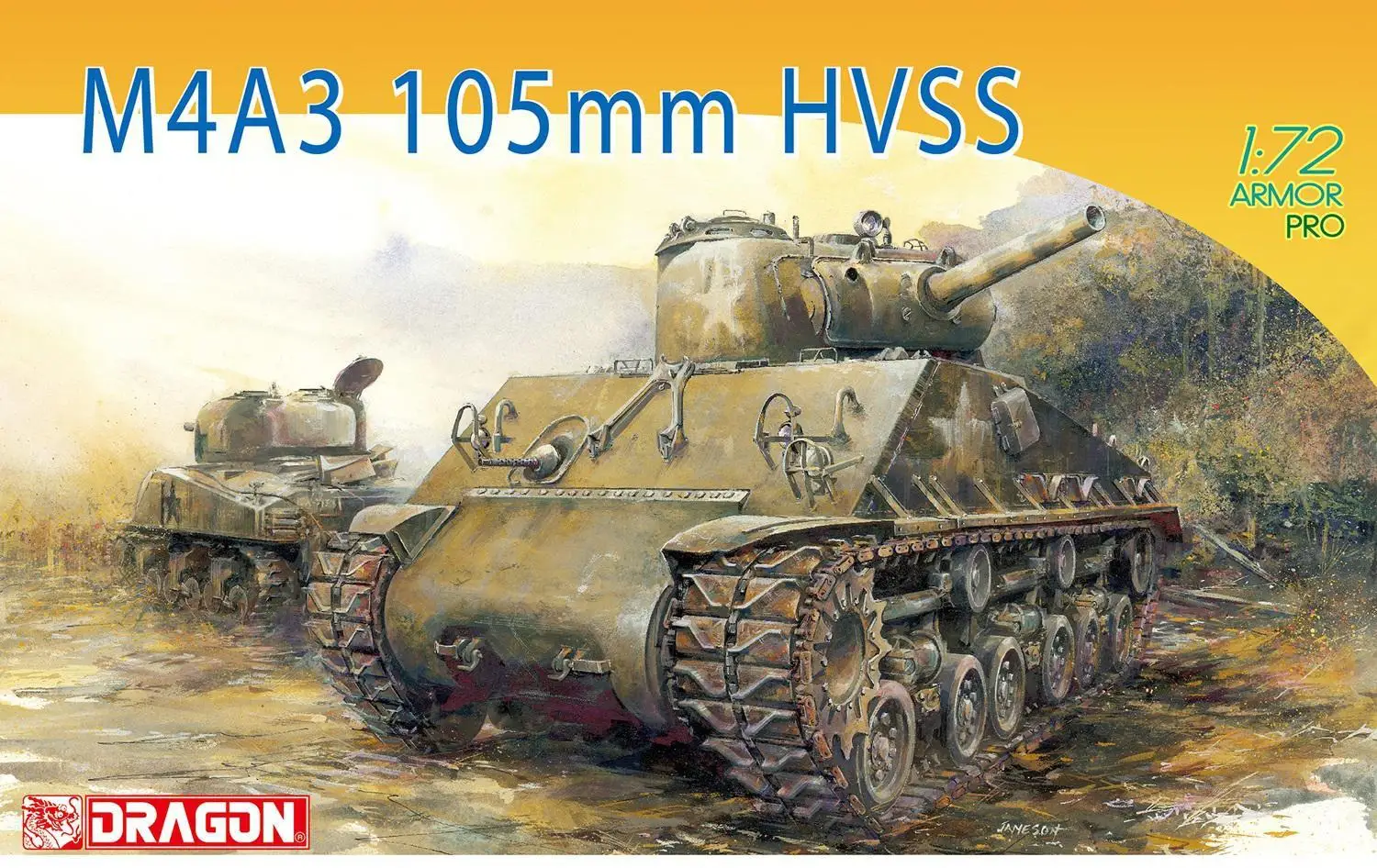 

DRAGON 7313 1:72 SCALE M4A3 105mm HVSS Plastic model kit