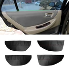 Мягкая кожаная дверь подлокотник Крышка для Honda Accord 6th Gen 1997 1998 1999 2000 2001 2002 дверь автомобиля подлокотник панель накладка