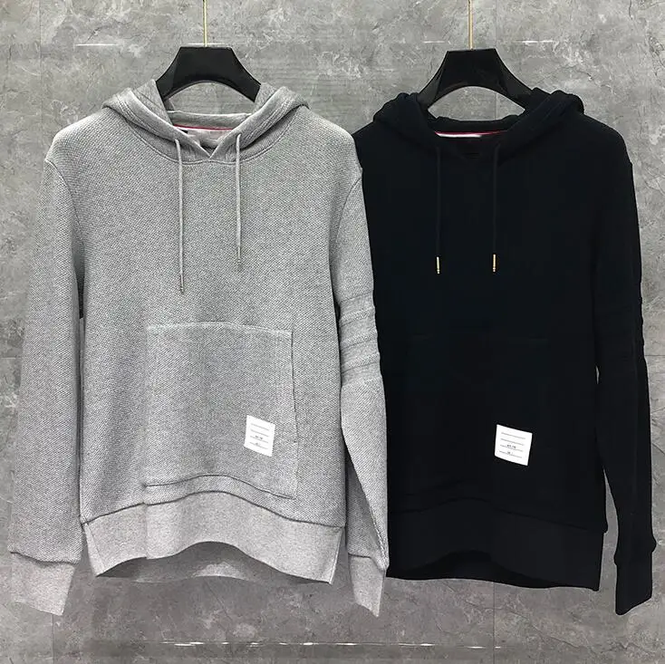 Модная брендовая весенняя одежда с капюшоном TB THOM свободная хлопковая куртка для