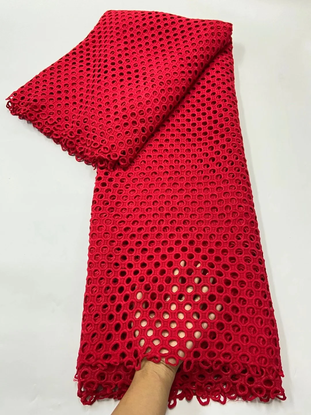 Нигерийский шнур гипюр кружевная ткань 2020 Высокое качество Африканский молочный