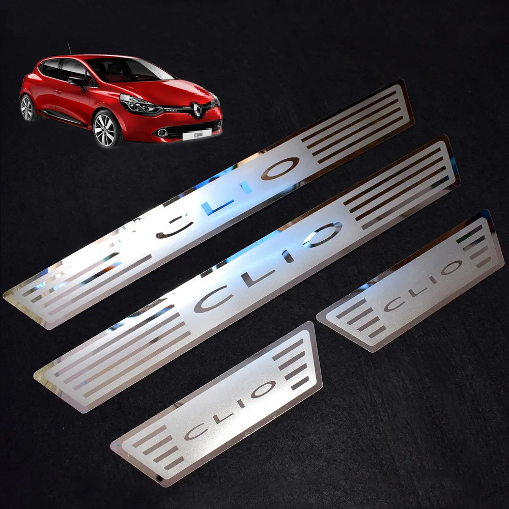 

Car Accessories For Renault CLIO IV CLIO 4 2017 2018 2020 Stainless Steel Scuff Plate Door Sill Cover