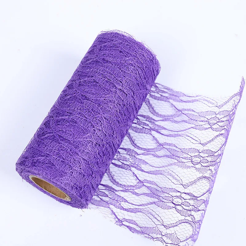 

9m/roll 15cm Lace Trim Fabric Sewing Lace Organza Tulle Roll DIY Tutu Material Clothing Apparel Accessories Wedding Decoration