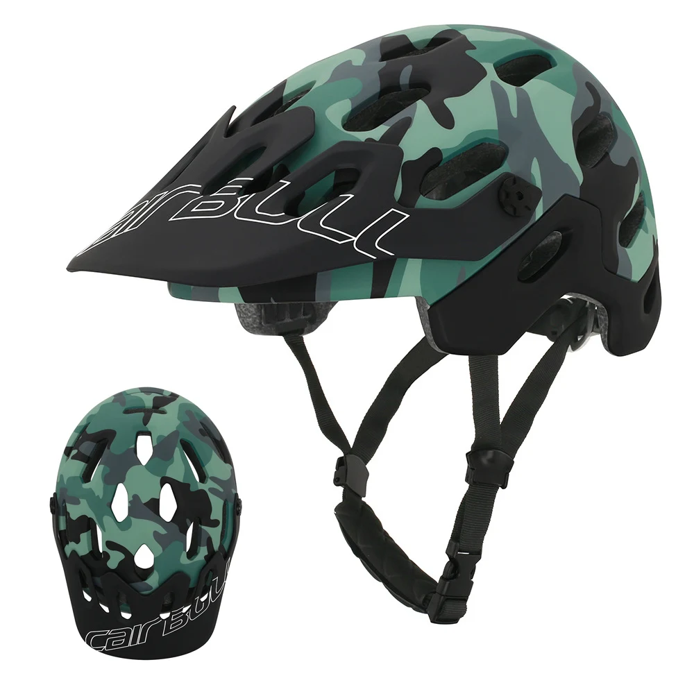 

2021 SUPERCROSS MTB Road Bike Helmet,In-Mold PC+EPS 25 Vents Bicycle Helmets with Visor, M L Adults Head Protect Cycling Helmet