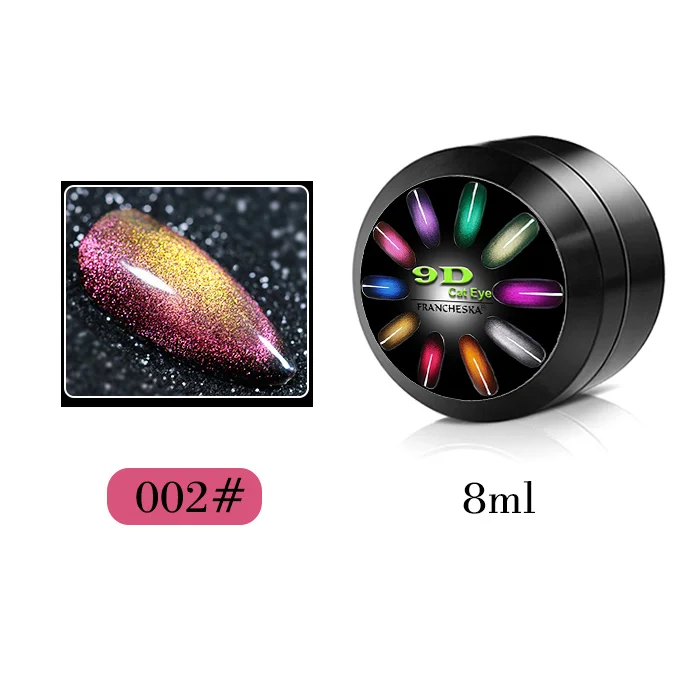 9D cat eye 02 8 мл 9D Galaxy магнитные солнцезащитные очки "кошачий глаз", гель, лак для ногтей, Лаки блестящие солнцезащитные очки "кошачий глаз" гель лак для ногтей замочить от УФ-светодиодный лак для ногтей лак Гель-лак Нагель - Цвет: 9D cat eye 02