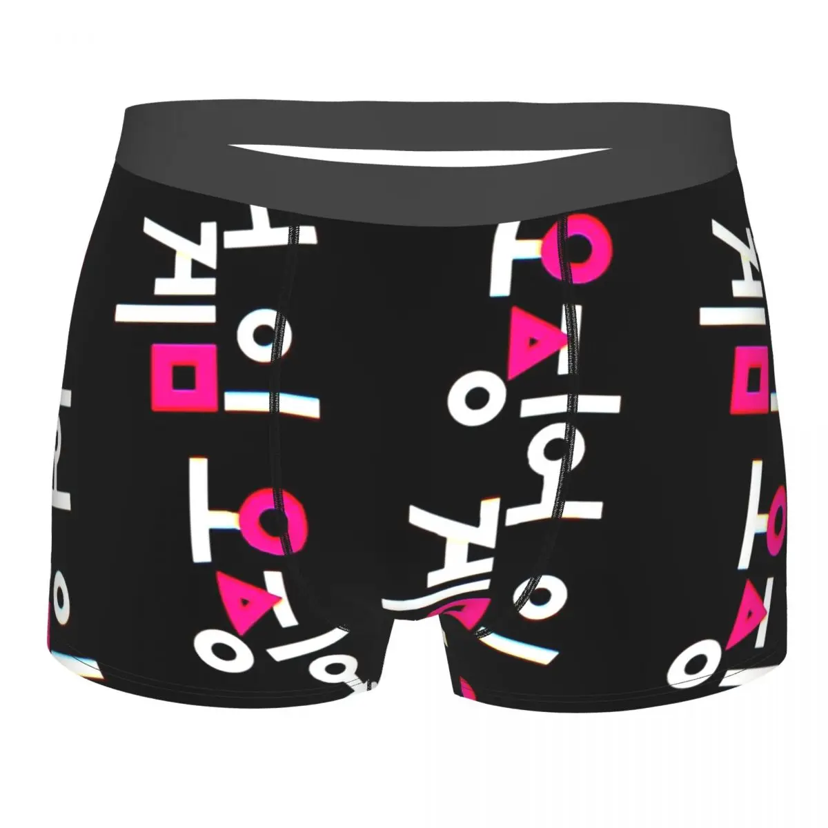 

Squid Game Name Underpants Homme Panties Man Underwear Ventilate Shorts Boxer Briefs