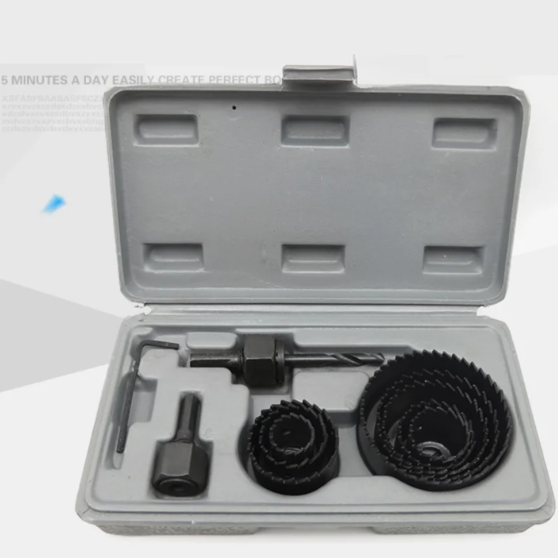 

11Pcs Tools Drill Bit Saw Cutting Carpenter tools Parts Hole opener Drills Set Woodworking Tools For Board Plasterboard PVC tube