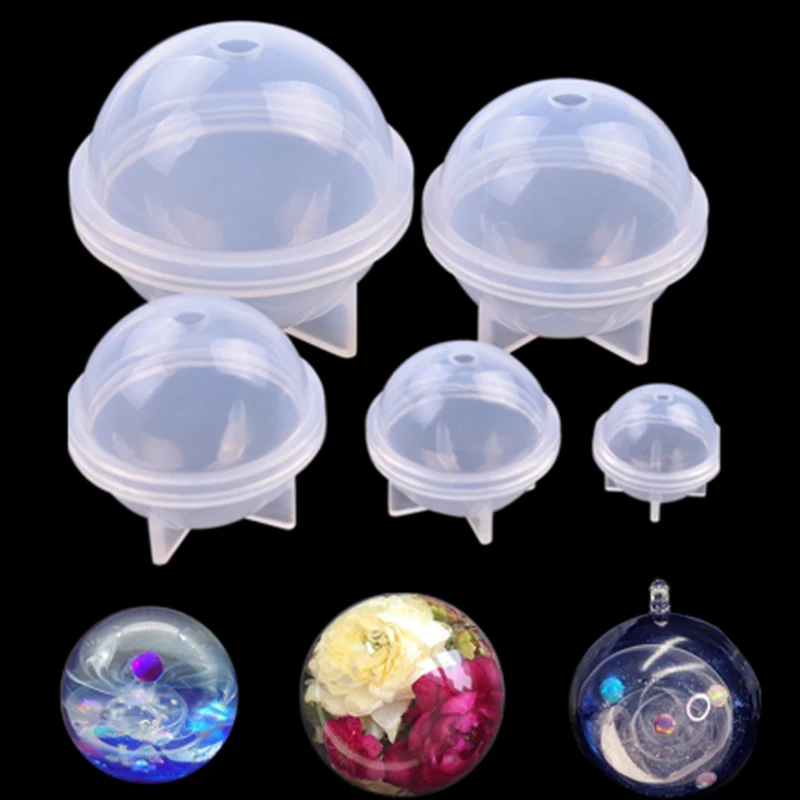 5 размеров стерео сферическая силиконовая форма для украшения торта инструменты