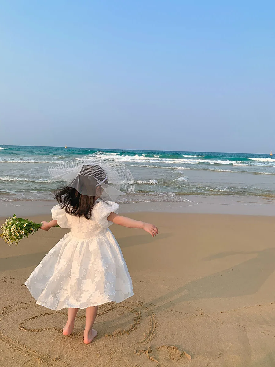 

Children's Flower Dress Summer Girl Sweet Princess Dress Children's Dress Children's Clothing