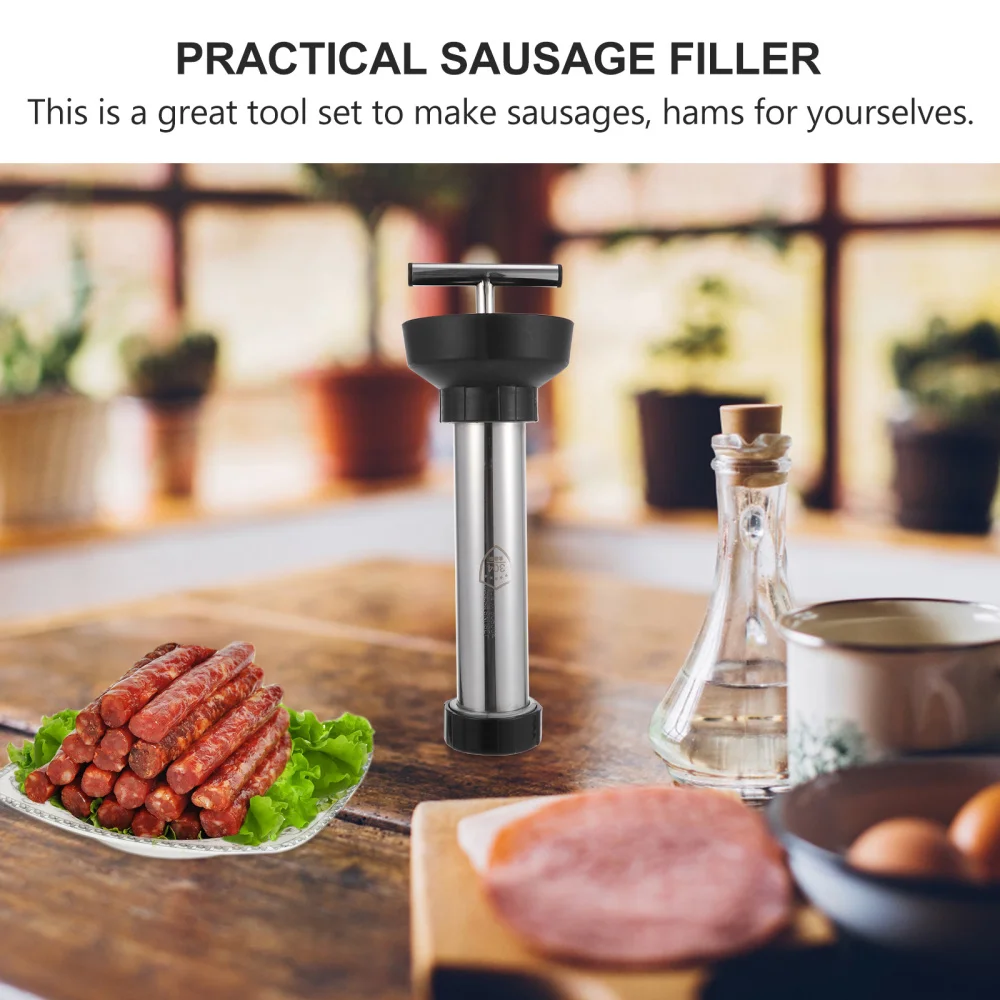 

1 Set 4 Pcs Simple Sanitary Sausage Filler Practical Meat Filler Tubes