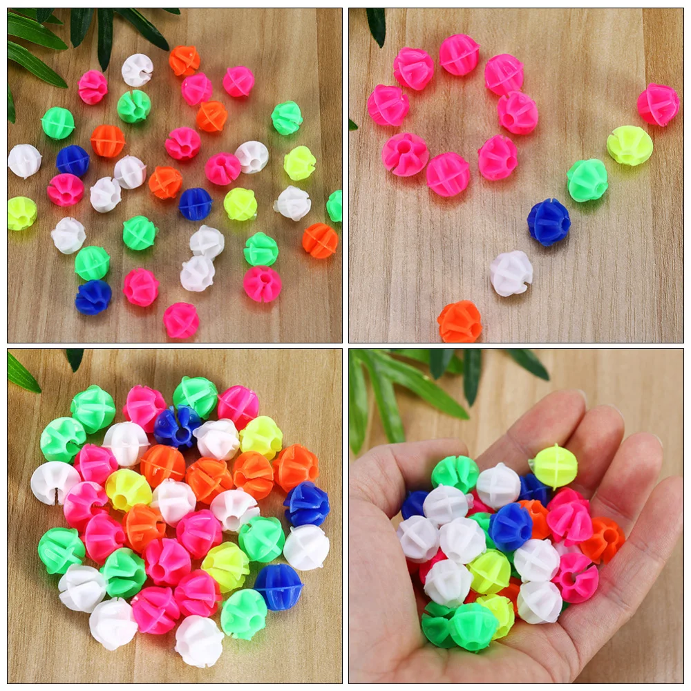 

180Pcs Round Bike Spoke Beads Clip Spoke Bead Wire Beads Decorations