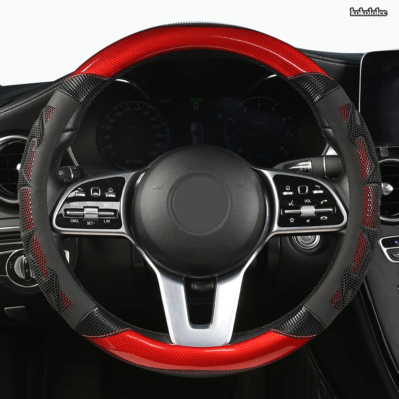 Kokololee-Protector de cuero de microfibra para volante de coche, para Acura TSX MDX RDX TL RSX TLX Integra