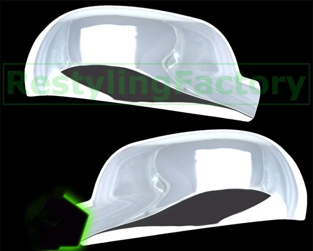 02-09 для Chevy Trailblazer + GMC зеркальный чехол из хромированного АБС-пластика тройной