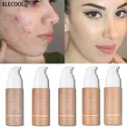 Матовая жидкая основа для макияжа лица ELECOOL, контроль жирности, 24 часа, стойкий консилер, полное покрытие, водонепроницаемый контурный макияж