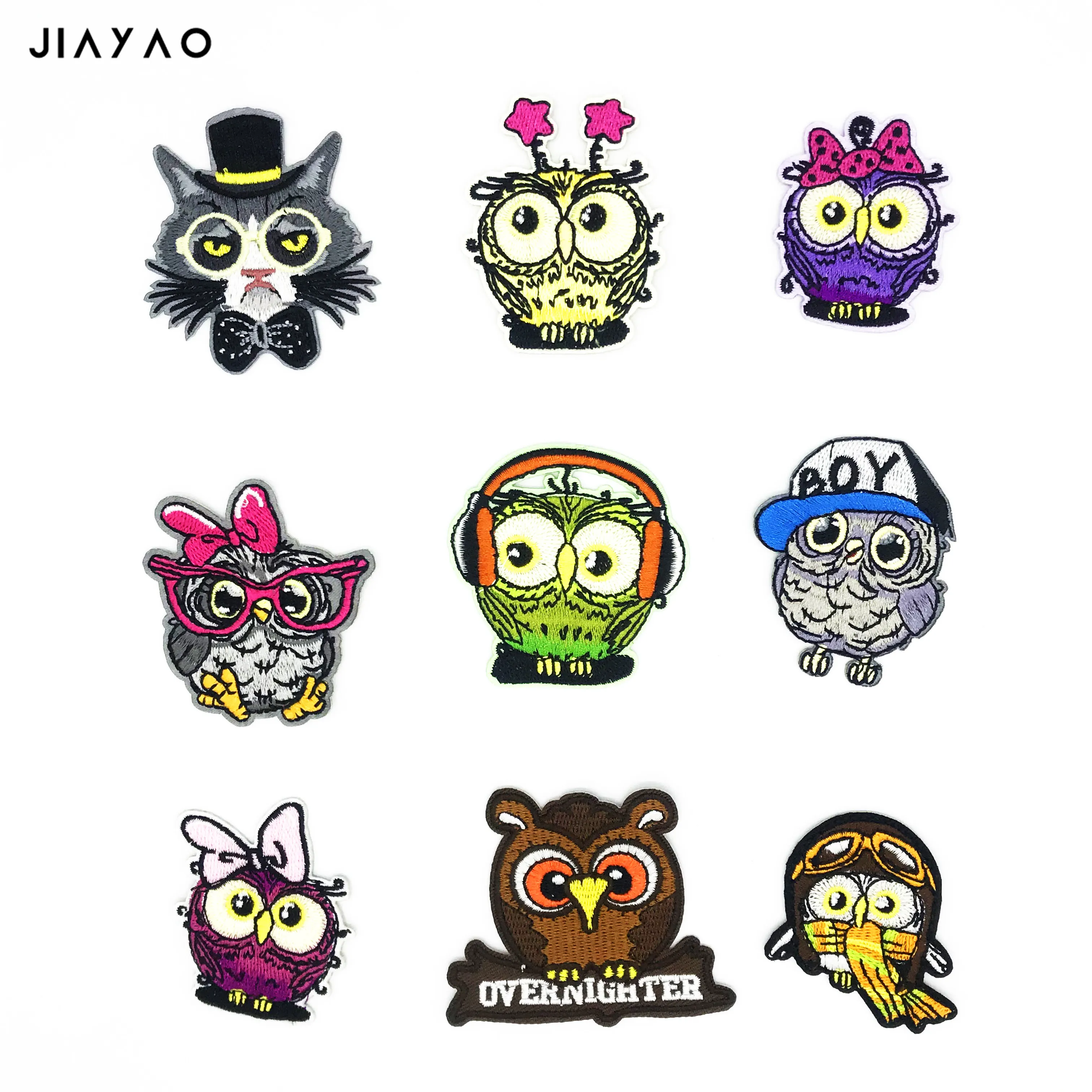 Мультяшный попугай утюгом вышитый тканевый патч для девочек мальчиков одежда