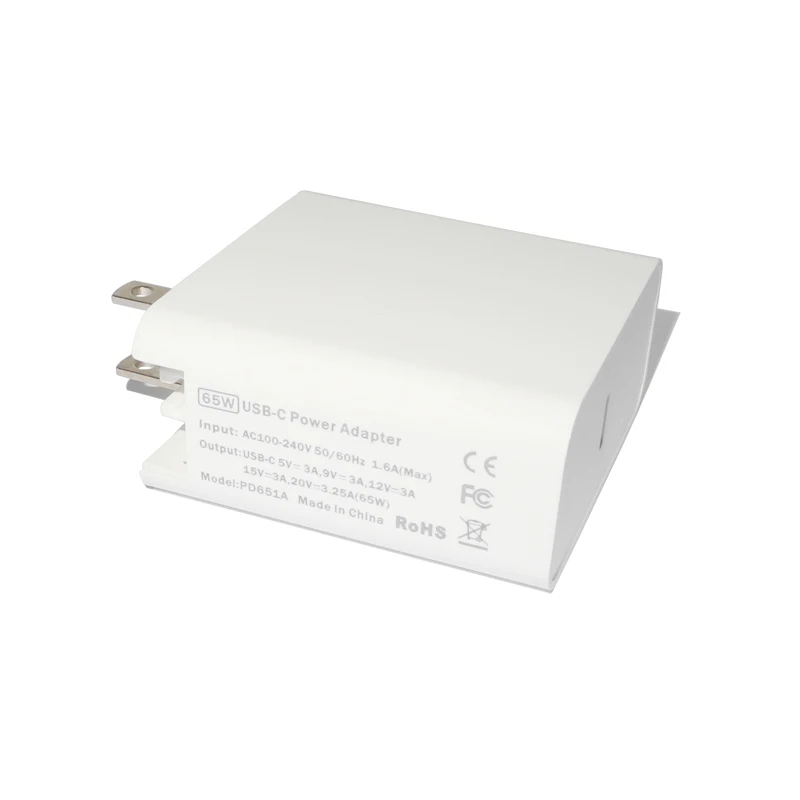 45W 65W 20V 3.25A USB Type C PD Charger USB C Power Laptop Adapter for Macbook Pro 12 13 Huawei Matebook HP DELL XPS Notebooks