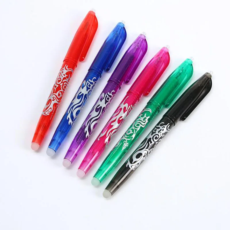 

4 pieces/set. Student Stationery 8 Style Rainbow Erasable Pen New Bestseller Creative Drawing Ball Pen Gel Pen Refill Gift Set
