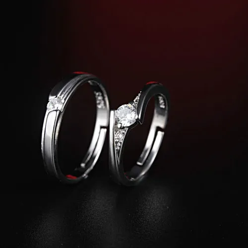 Кольца для мужчин и женщин модные серебряные кольца пар 2019|Обручальные кольца| |