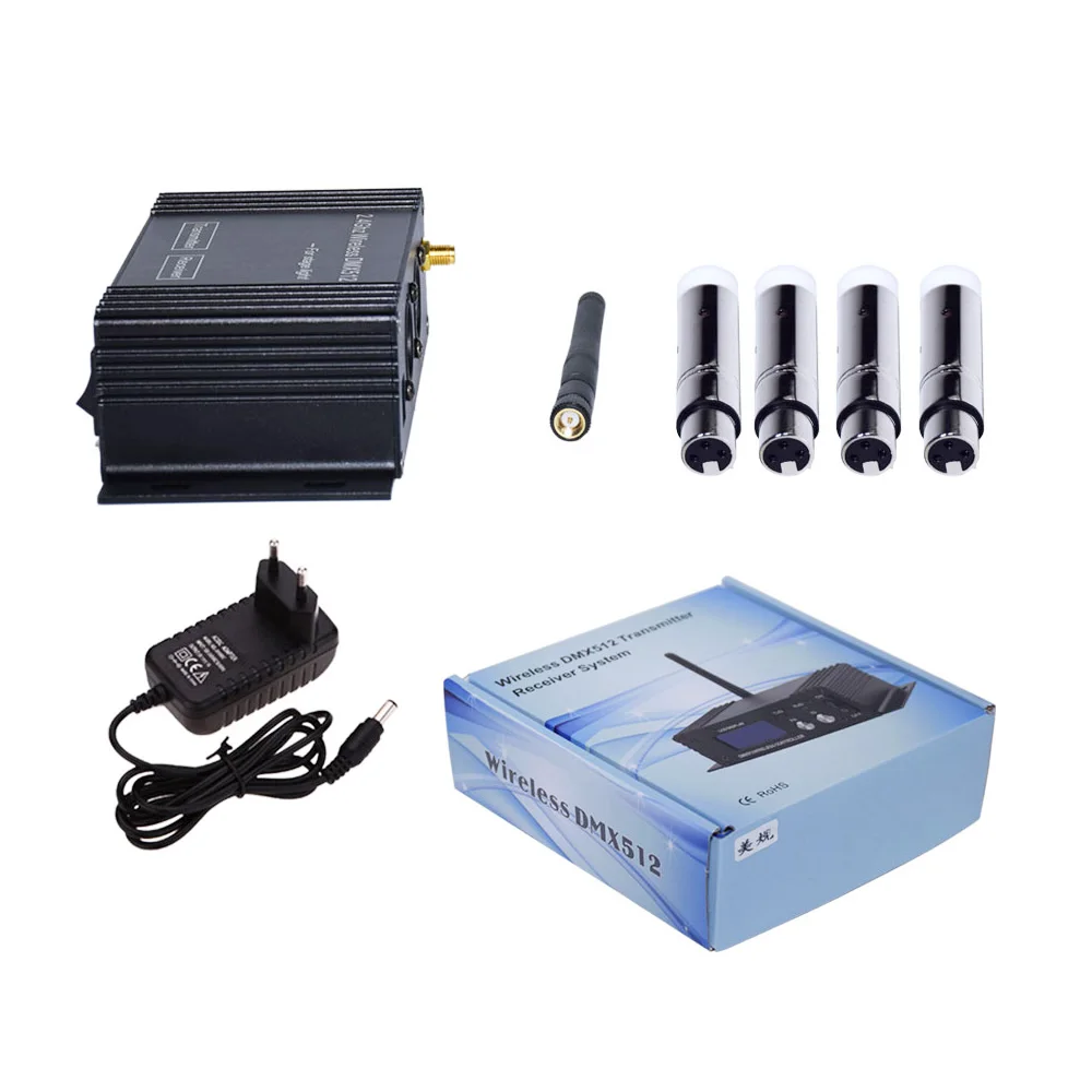 Мини 2 4G беспроводной Dmx 512 контроллер консоль ЖК-передатчик приемник для Dj диско