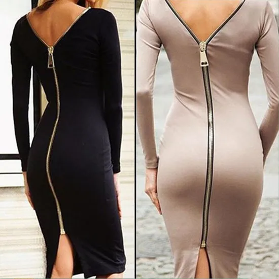 1 шт. платье-футляр на молнии новый халат популярные женские вечерние платья