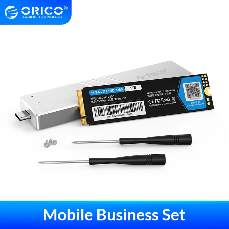 ORICO мобильный бизнес PSSD 128 ГБ 256 512 1 ТБ PCI E твердотельный диск добавить USB M.2 NVME SSD