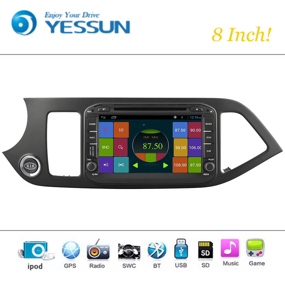 Автомобильный DVD плеер Android Wince система для KIA Morning Picabto Авторадио Стерео GPS