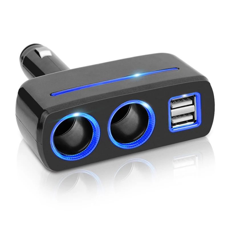 Универсальный 12V 24V устройство для автомобиля с двумя портами USB Зарядное 2