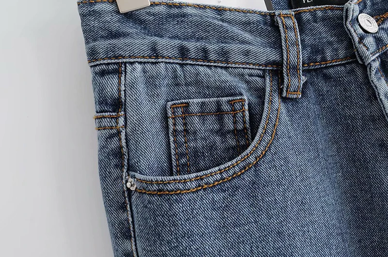 Джинсы бойфренды женские свободные удобные джинсы синий брюки Для женщин