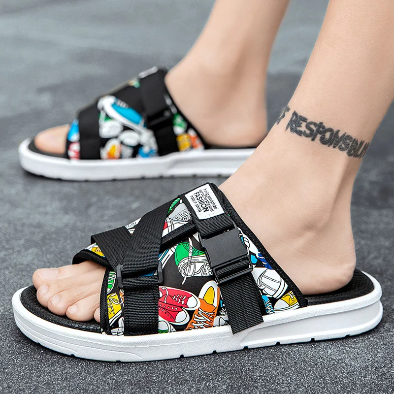 

2021's new summer A96 CAMO slippers Sandal Sandals slip on the word slippers comfortable fashion leisure